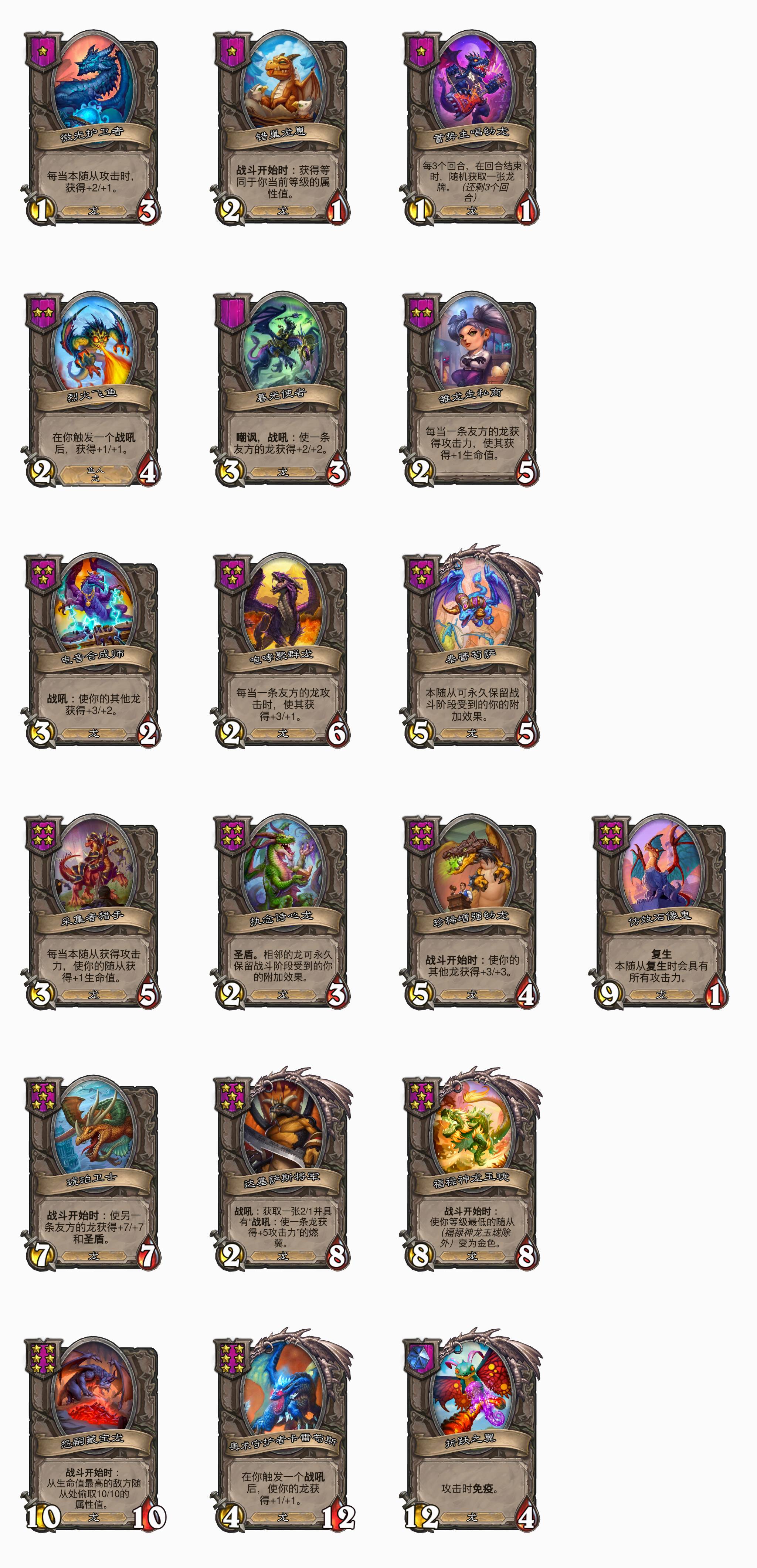 酒馆战棋龙体系2024(图4)